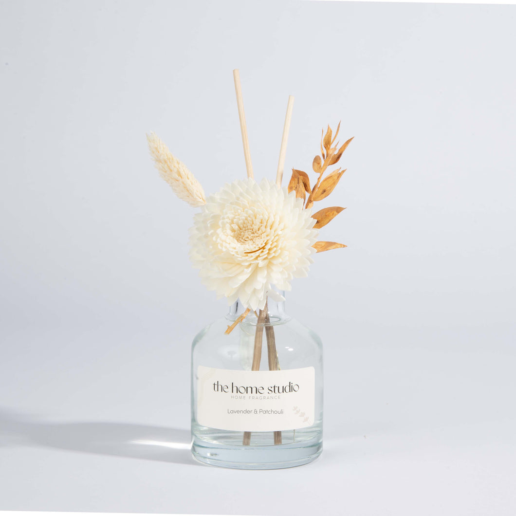 Lavender & Patchouli - Flower Diffuser Home Fragrance